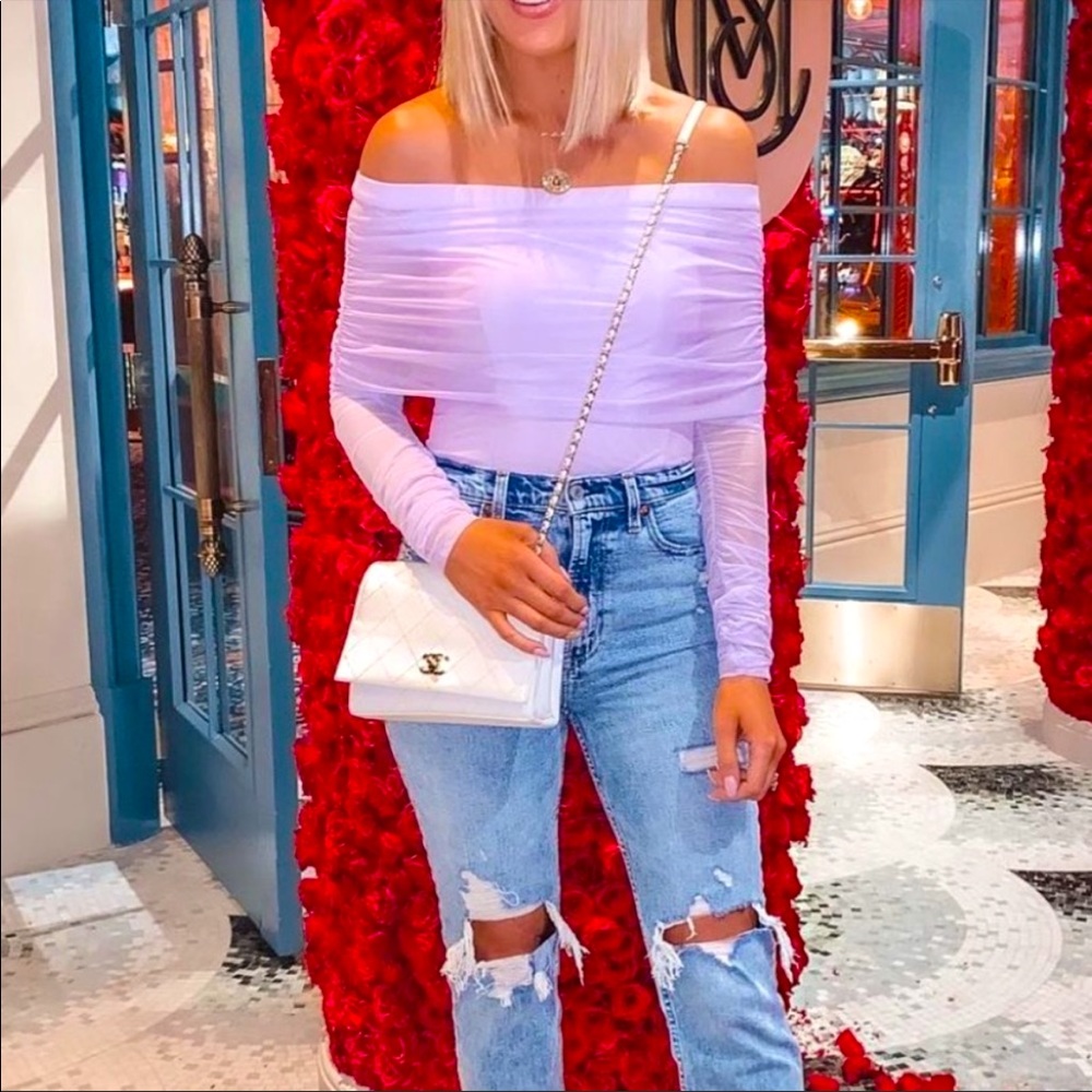 💜NEW💜 MAJORELLE LILAC OFF THE SHOULDERS TOP